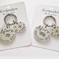 Personalised Caravan or Motorhome Keyring | Optional Name Tag