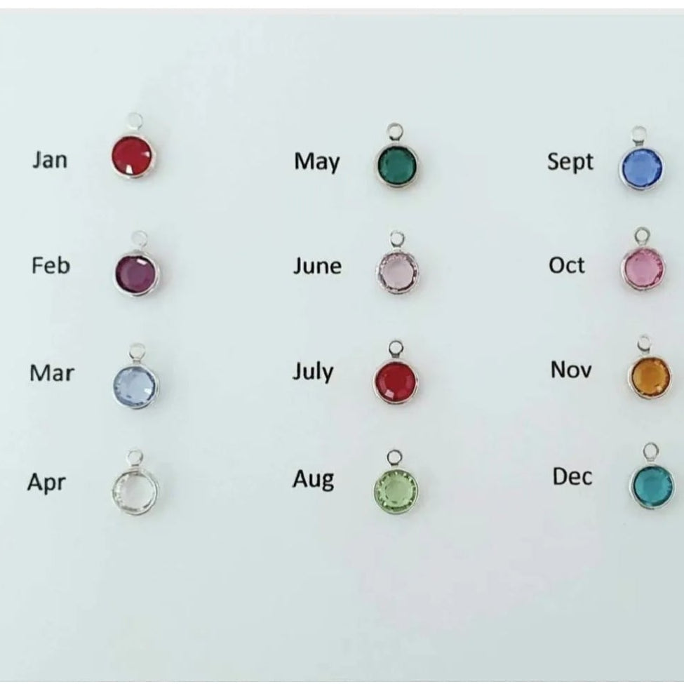 Personalised Birthstone Earrings in Gift Box
